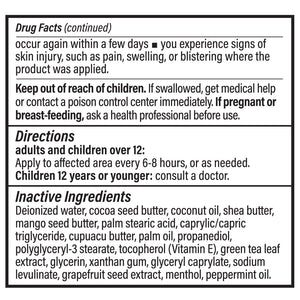 Fast Acting Peppermint Vitamin E CBD Cream