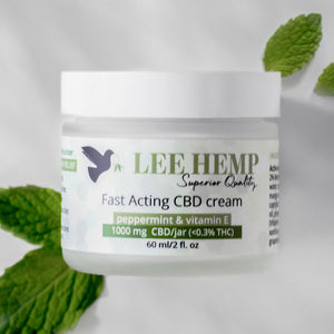 Wholesale - Fast Acting Peppermint Vitamin E CBD Cream